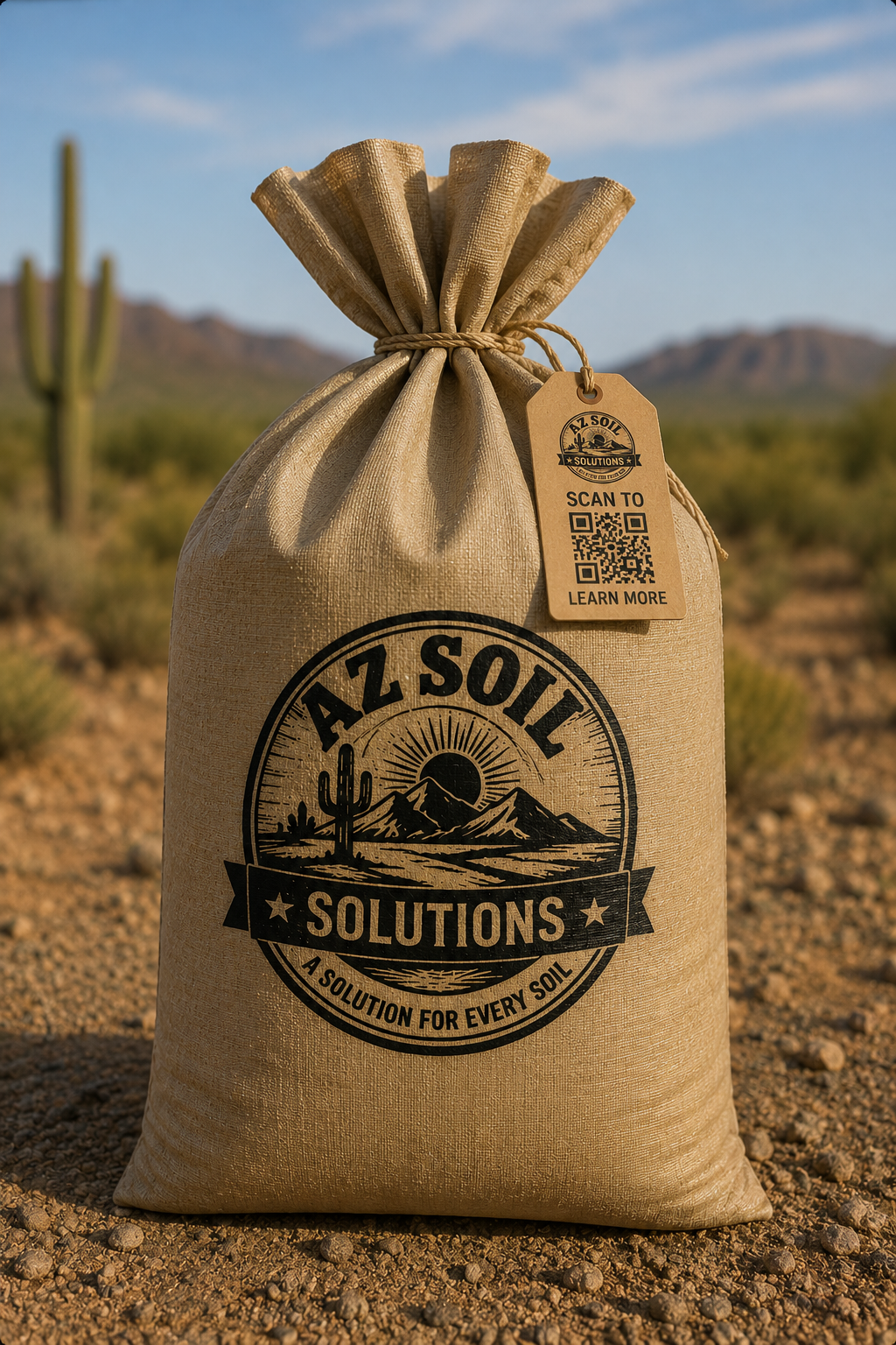 AZ Soil Solutions 25LB premium soil bag
